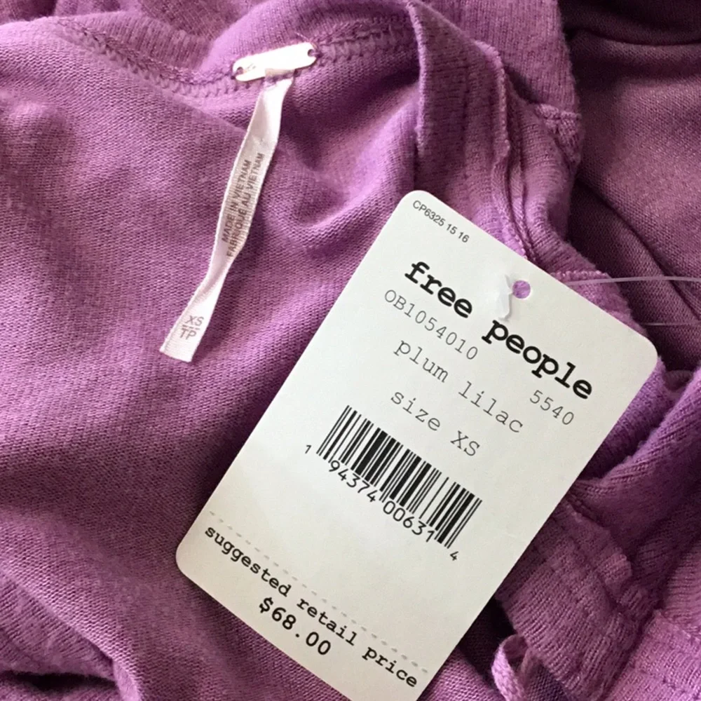 NWT FREE PEOPLE Forever Your Girl Babydoll Tee - Picture 8 of 8